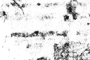 Siyah ve beyaz grunge kentsel doku vektör kopya alanı ile. Soyut illüstrasyon yüzey toz ve kaba kirli duvar arka plan boş şablon ile. Sıkıntı ve grunge etkisi kavramı. Vektör Eps10.