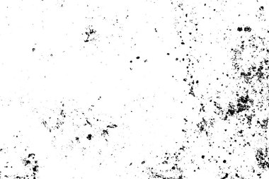 Siyah ve beyaz grunge kentsel doku vektör kopya alanı ile. Soyut illüstrasyon yüzey toz ve kaba kirli duvar arka plan boş şablon ile. Sıkıntı ve grunge etkisi kavramı. Vektör Eps10.