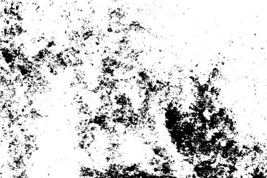 Siyah ve beyaz grunge kentsel doku vektör kopya alanı ile. Soyut illüstrasyon yüzey toz ve kaba kirli duvar arka plan boş şablon ile. Sıkıntı ve grunge etkisi kavramı. Vektör Eps10.