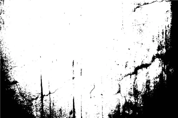 Grunge Vector Textura Urbana Blanco Negro Con Espacio Copia Ilustración — Vector de stock