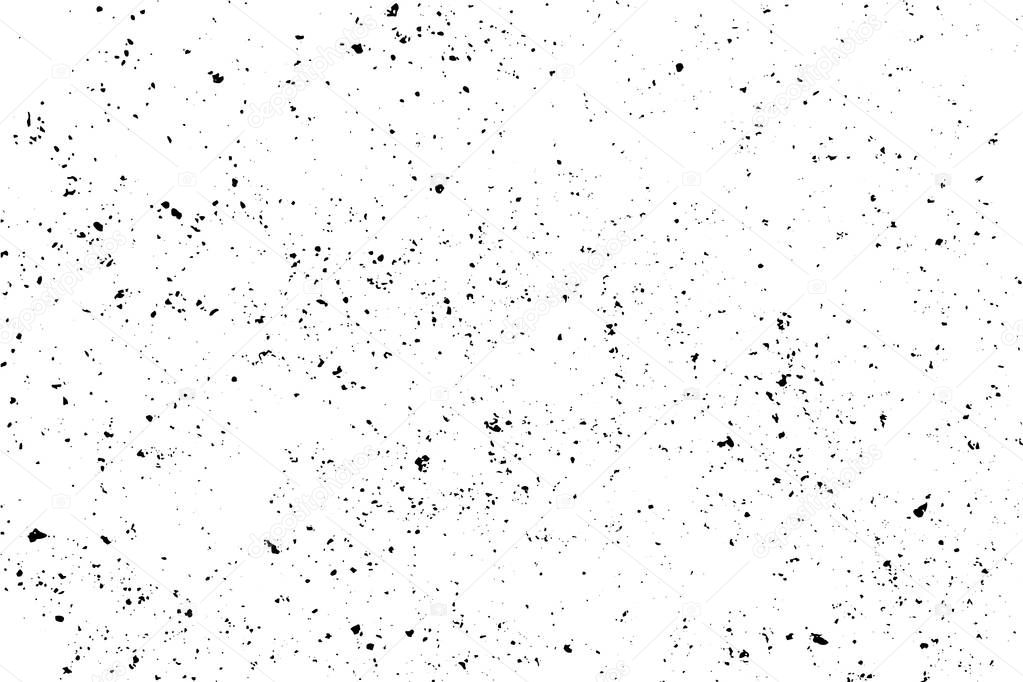 Black and white grunge urban texture vector with copy space. Abstract illustration surface dust and rough dirty wall background with empty template. Distress and grunge effect concept. Vector EPS10.