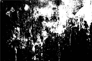 Siyah ve beyaz grunge kentsel doku vektör kopya alanı ile. Soyut illüstrasyon yüzey toz ve kaba kirli duvar arka plan boş şablon ile. Sıkıntı ve grunge etkisi kavramı. Vektör Eps10.
