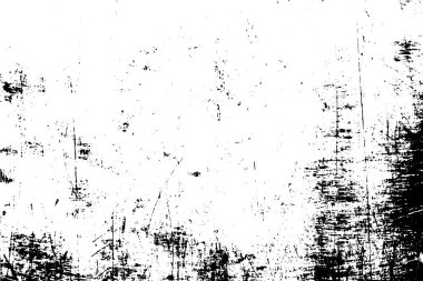 Siyah ve beyaz grunge kentsel doku vektör kopya alanı ile. Soyut illüstrasyon yüzey toz ve kaba kirli duvar arka plan boş şablon ile. Sıkıntı ve grunge etkisi kavramı. Vektör Eps10.