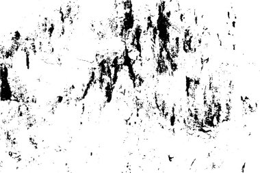 Siyah ve beyaz grunge kentsel doku vektör kopya alanı ile. Soyut illüstrasyon yüzey toz ve kaba kirli duvar arka plan boş şablon ile. Sıkıntı ve grunge etkisi kavramı. Vektör Eps10.