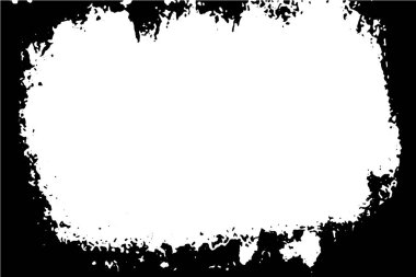 Siyah ve beyaz grunge kentsel doku vektör kopya alanı ile. Soyut illüstrasyon yüzey toz ve kaba kirli duvar arka plan boş şablon ile. Sıkıntı ve grunge etkisi kavramı. Vektör Eps10.