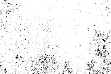 Siyah ve beyaz grunge kentsel doku vektör kopya alanı ile. Soyut illüstrasyon yüzey toz ve kaba kirli duvar arka plan boş şablon ile. Sıkıntı ve grunge etkisi kavramı. Vektör Eps10.
