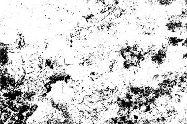 Siyah ve beyaz grunge kentsel doku vektör kopya alanı ile. Soyut illüstrasyon yüzey toz ve kaba kirli duvar arka plan boş şablon ile. Sıkıntı ve grunge etkisi kavramı. Vektör Eps10.
