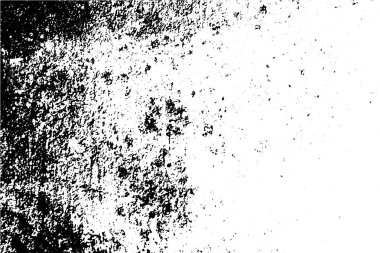 Siyah ve beyaz grunge kentsel doku vektör kopya alanı ile. Soyut illüstrasyon yüzey toz ve kaba kirli duvar arka plan boş şablon ile. Sıkıntı ve grunge etkisi kavramı. Vektör Eps10.