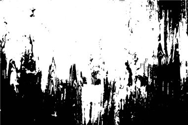 Siyah ve beyaz grunge kentsel doku vektör kopya alanı ile. Soyut illüstrasyon yüzey toz ve kaba kirli duvar arka plan boş şablon ile. Sıkıntı ve grunge etkisi kavramı. Vektör Eps10.