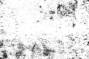 Siyah ve beyaz grunge kentsel doku vektör kopya alanı ile. Soyut illüstrasyon yüzey toz ve kaba kirli duvar arka plan boş şablon ile. Sıkıntı ve grunge etkisi kavramı. Vektör Eps10.