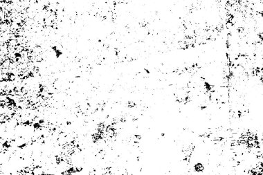 Siyah ve beyaz grunge kentsel doku vektör kopya alanı ile. Soyut illüstrasyon yüzey toz ve kaba kirli duvar arka plan boş şablon ile. Sıkıntı ve grunge etkisi kavramı. Vektör Eps10.