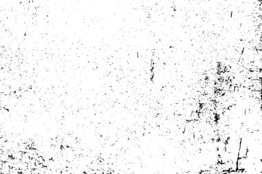 Siyah ve beyaz grunge kentsel doku vektör kopya alanı ile. Soyut illüstrasyon yüzey toz ve kaba kirli duvar arka plan boş şablon ile. Sıkıntı ve grunge etkisi kavramı. Vektör Eps10.