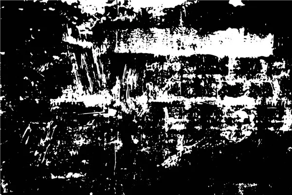 黑色和白色的格格城市纹理矢量与复制空间 抽象例证表面尘土和粗糙肮脏的墙壁背景与空模板 遇险和粗野的效果概念 Eps10 — 图库矢量图片