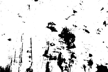 Siyah ve beyaz grunge kentsel doku vektör kopya alanı ile. Soyut illüstrasyon yüzey toz ve kaba kirli duvar arka plan boş şablon ile. Sıkıntı ve grunge etkisi kavramı. Vektör Eps10.