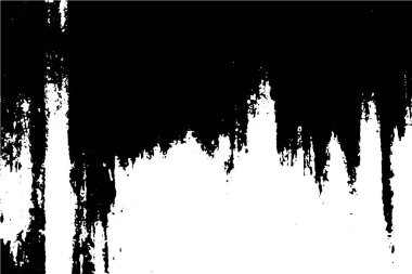 Siyah ve beyaz grunge kentsel doku vektör kopya alanı ile. Soyut illüstrasyon yüzey toz ve kaba kirli duvar arka plan boş şablon ile. Sıkıntı ve grunge etkisi kavramı. Vektör Eps10.