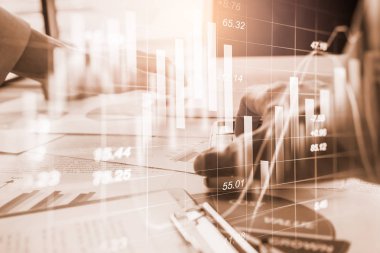 Borsa veya grafik ve şamdan grafiği uygun ticaret forex