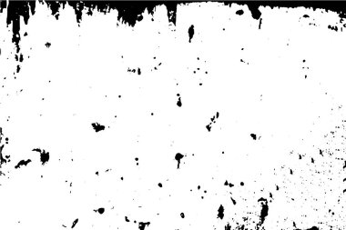 Siyah ve beyaz grunge kentsel doku vektör kopya alanı ile. Soyut illüstrasyon yüzey toz ve kaba kirli duvar arka plan boş şablon ile. Sıkıntı ve grunge etkisi kavramı. Vektör Eps10.