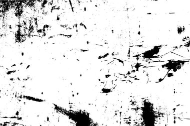 Siyah ve beyaz grunge kentsel doku vektör kopya alanı ile. Soyut illüstrasyon yüzey toz ve kaba kirli duvar arka plan boş şablon ile. Sıkıntı ve grunge etkisi kavramı. Vektör Eps10.
