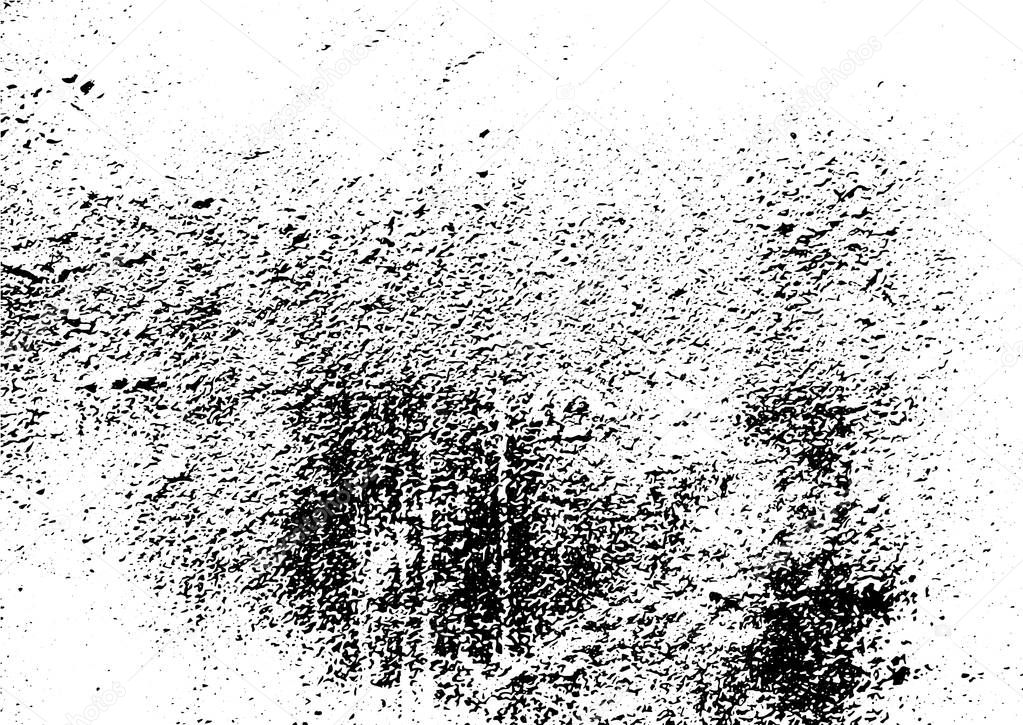 Black and white grunge urban texture vector with copy space. Abstract illustration surface dust and rough dirty wall background with empty template. Distress and grunge effect concept. Vector EPS10.