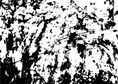 Siyah ve beyaz grunge kentsel doku vektör kopya alanı ile. Soyut illüstrasyon yüzey toz ve kaba kirli duvar arka plan boş şablon ile. Sıkıntı ve grunge etkisi kavramı. Vektör Eps10.