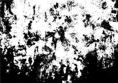 Siyah ve beyaz grunge kentsel doku vektör kopya alanı ile. Soyut illüstrasyon yüzey toz ve kaba kirli duvar arka plan boş şablon ile. Sıkıntı ve grunge etkisi kavramı. Vektör Eps10.