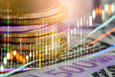 Borsa veya grafik ve şamdan grafiği uygun ticaret forex