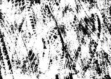 Siyah ve beyaz grunge kentsel doku vektör kopya alanı ile. Soyut illüstrasyon yüzey toz ve kaba kirli duvar arka plan boş şablon ile. Sıkıntı ve grunge etkisi kavramı. Vektör Eps10.