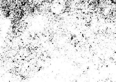 Siyah ve beyaz grunge kentsel doku vektör kopya alanı ile. Soyut illüstrasyon yüzey toz ve kaba kirli duvar arka plan boş şablon ile. Sıkıntı ve grunge etkisi kavramı. Vektör Eps10.