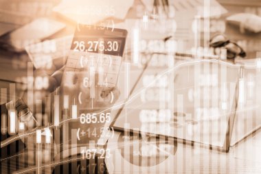 Borsa veya grafik ve şamdan grafiği uygun ticaret forex