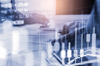 Borsa veya grafik ve şamdan grafiği uygun ticaret forex