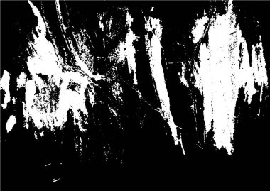 Siyah ve beyaz grunge kentsel doku vektör kopya alanı ile. Soyut illüstrasyon yüzey toz ve kaba kirli duvar arka plan boş şablon ile. Sıkıntı ve grunge etkisi kavramı. Vektör Eps10.