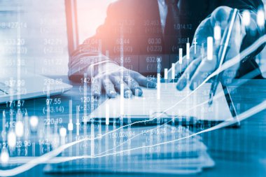 Borsa veya grafik ve şamdan grafiği uygun ticaret forex