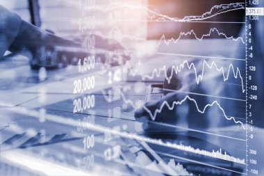 Borsa veya grafik ve şamdan grafiği uygun ticaret forex