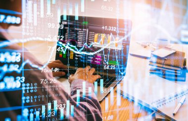Borsa veya grafik ve şamdan grafiği uygun ticaret forex