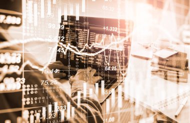 Borsa veya grafik ve şamdan grafiği uygun ticaret forex