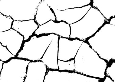 Siyah ve beyaz grunge kentsel doku vektör kopya alanı ile. Soyut illüstrasyon yüzey toz ve kaba kirli duvar arka plan boş şablon ile. Sıkıntı ve grunge etkisi kavramı. Vektör Eps10.