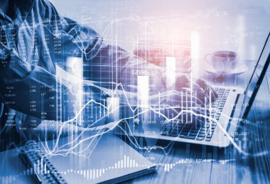 Borsa veya grafik ve şamdan grafiği uygun ticaret forex