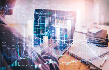 Borsa veya grafik ve şamdan grafiği uygun ticaret forex