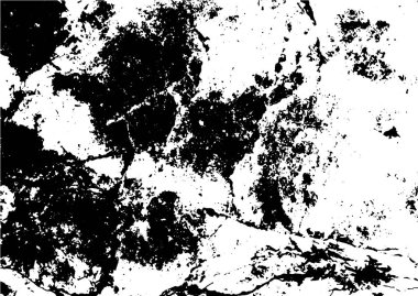 Siyah ve beyaz grunge kentsel doku vektör kopya alanı ile. Soyut illüstrasyon yüzey toz ve kaba kirli duvar arka plan boş şablon ile. Sıkıntı ve grunge etkisi kavramı. Vektör Eps10.