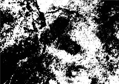 Siyah ve beyaz grunge kentsel doku vektör kopya alanı ile. Soyut illüstrasyon yüzey toz ve kaba kirli duvar arka plan boş şablon ile. Sıkıntı ve grunge etkisi kavramı. Vektör Eps10.