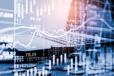 Borsa veya grafik ve şamdan grafiği uygun ticaret forex