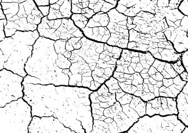 Siyah ve beyaz grunge kentsel doku vektör kopya alanı ile. Soyut illüstrasyon yüzey toz ve kaba kirli duvar arka plan boş şablon ile. Sıkıntı ve grunge etkisi kavramı. Vektör Eps10.