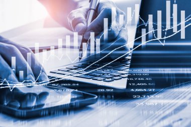 Borsa veya grafik ve şamdan grafiği uygun ticaret forex