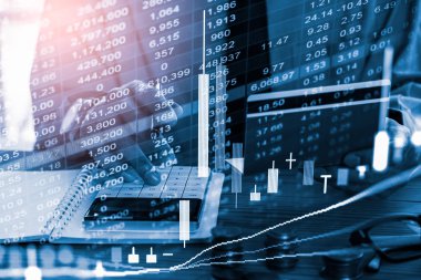 Borsa veya grafik ve şamdan grafiği uygun ticaret forex