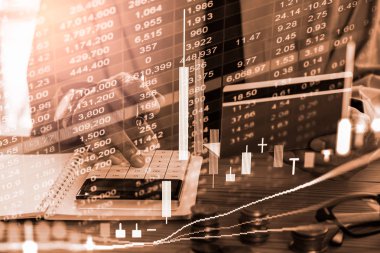 Borsa veya grafik ve şamdan grafiği uygun ticaret forex