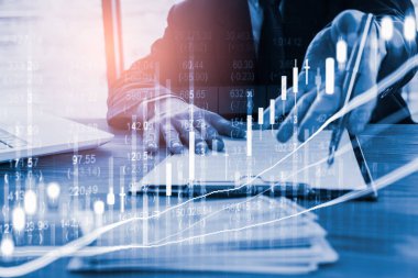 Borsa veya grafik ve şamdan grafiği uygun ticaret forex