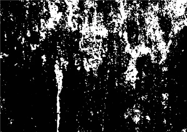 Schwarz Weißer Grunge Distress Overlay Textur Abstrakte Oberflächenstaub Und Grobe — Stockvektor