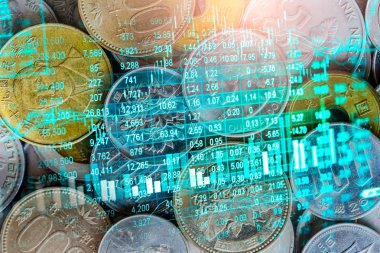Borsa veya grafik ve şamdan grafiği uygun ticaret forex