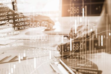 Borsa veya grafik ve şamdan grafiği uygun ticaret forex