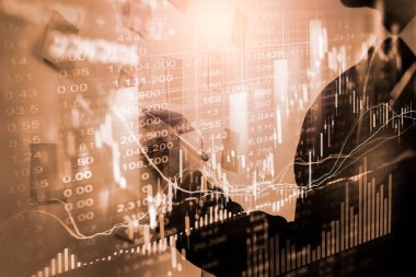 Borsa veya grafik ve şamdan grafiği uygun ticaret forex